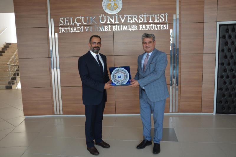 Selçuk Üniversitesi İktisadi ve İdari Bilimler Fakültesi Dekanı Sayın Prof. Dr. Baki YILMAZ'ı Ziyaretimiz.