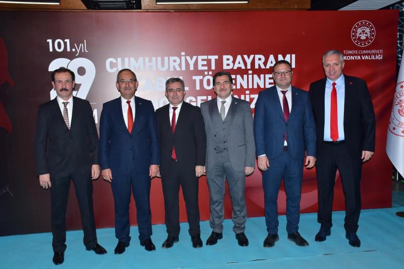 Cumhuriyet Bayramının 101'nci yıl dönümü kabul töreni